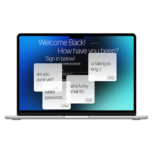 Meddlesome Sign-In Page